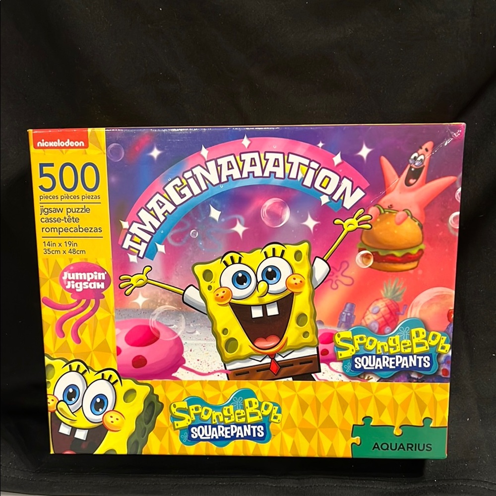 Aquarius SpongeBob SquarePants Nickelodeon Imagination 500 Piece jigsaw Puzzle